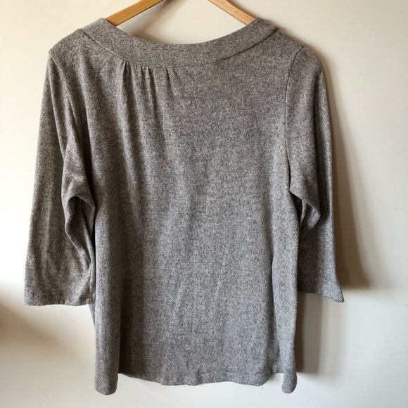 SJS Gray 3/4 Sleeve Sweater - Picture 5 of 5